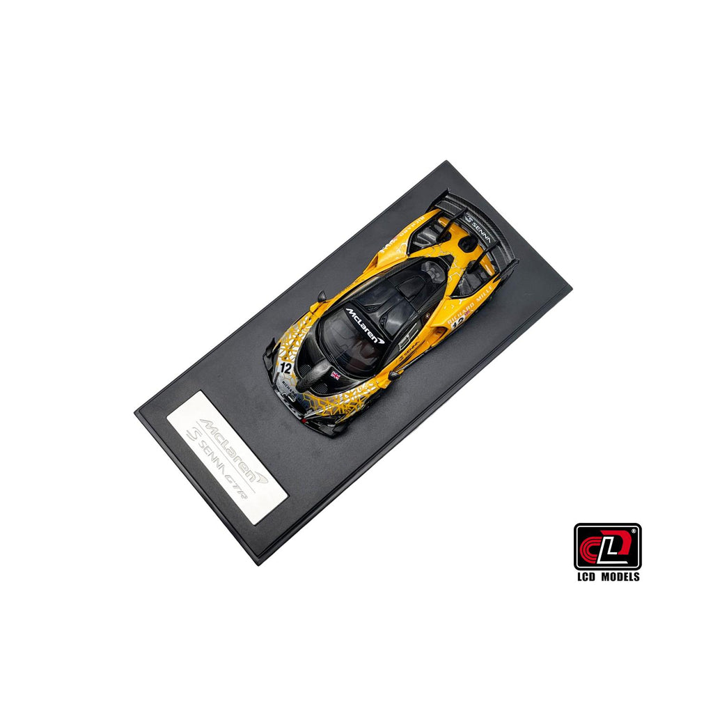 LCD  1:64th Scale McLaren Senna GTR- Electroplate Orange #12