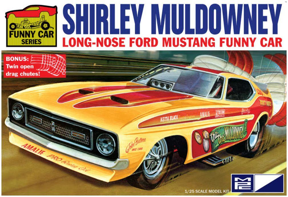 MPC Kits 1:25 Scale Shirley Muldowney Long Nose Ford Mustang FC