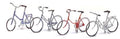Artitec TT Scale Bicycles Set A (4) 1:120 Ready-Made, Painted