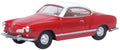 Oxford Diecast 1:76 Scale VW Karmann Ghia Henna Red/Pearl White