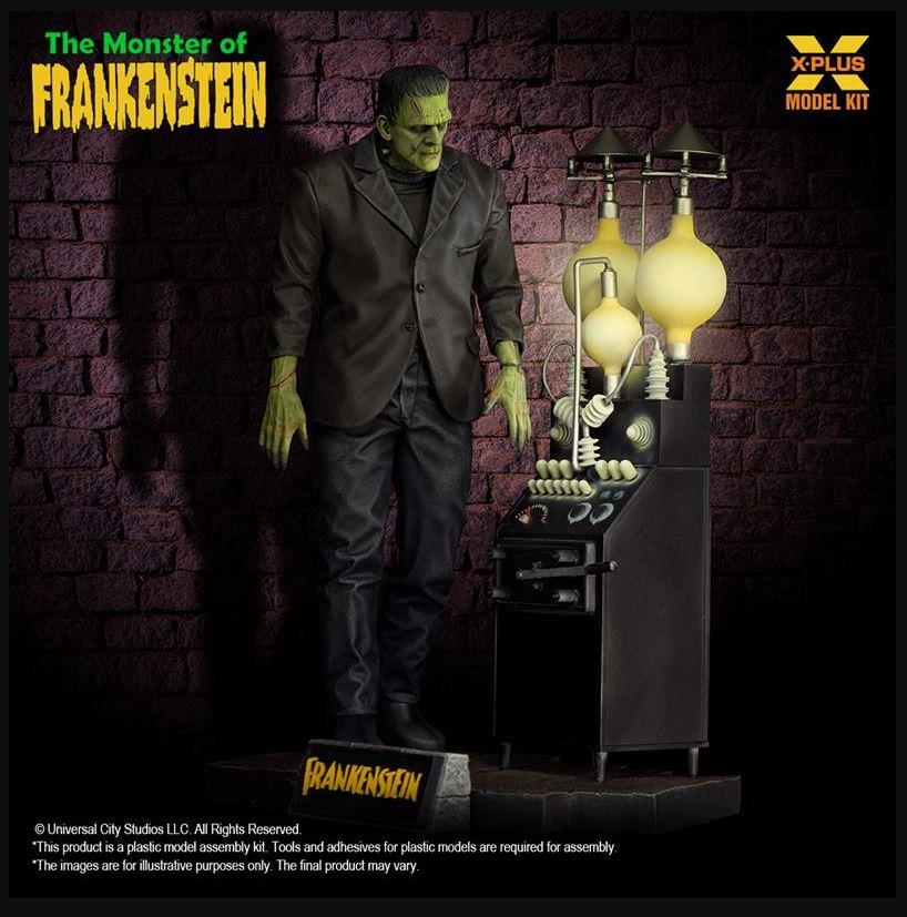 X PLUS 411-200331CP 1/8 Scale The Monster of Frankenstein Plastic Model Kit