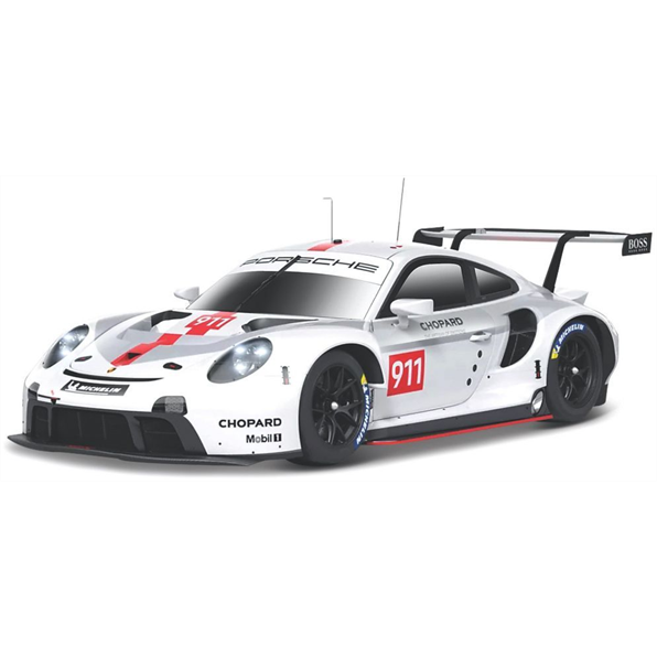 Burago 1:24 Scale Porsche 911 RSR GT #911 White/Grey/Red