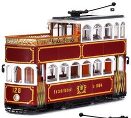 80M Models 1:76 Scale Red Antique Tram Hong Kong Tramways