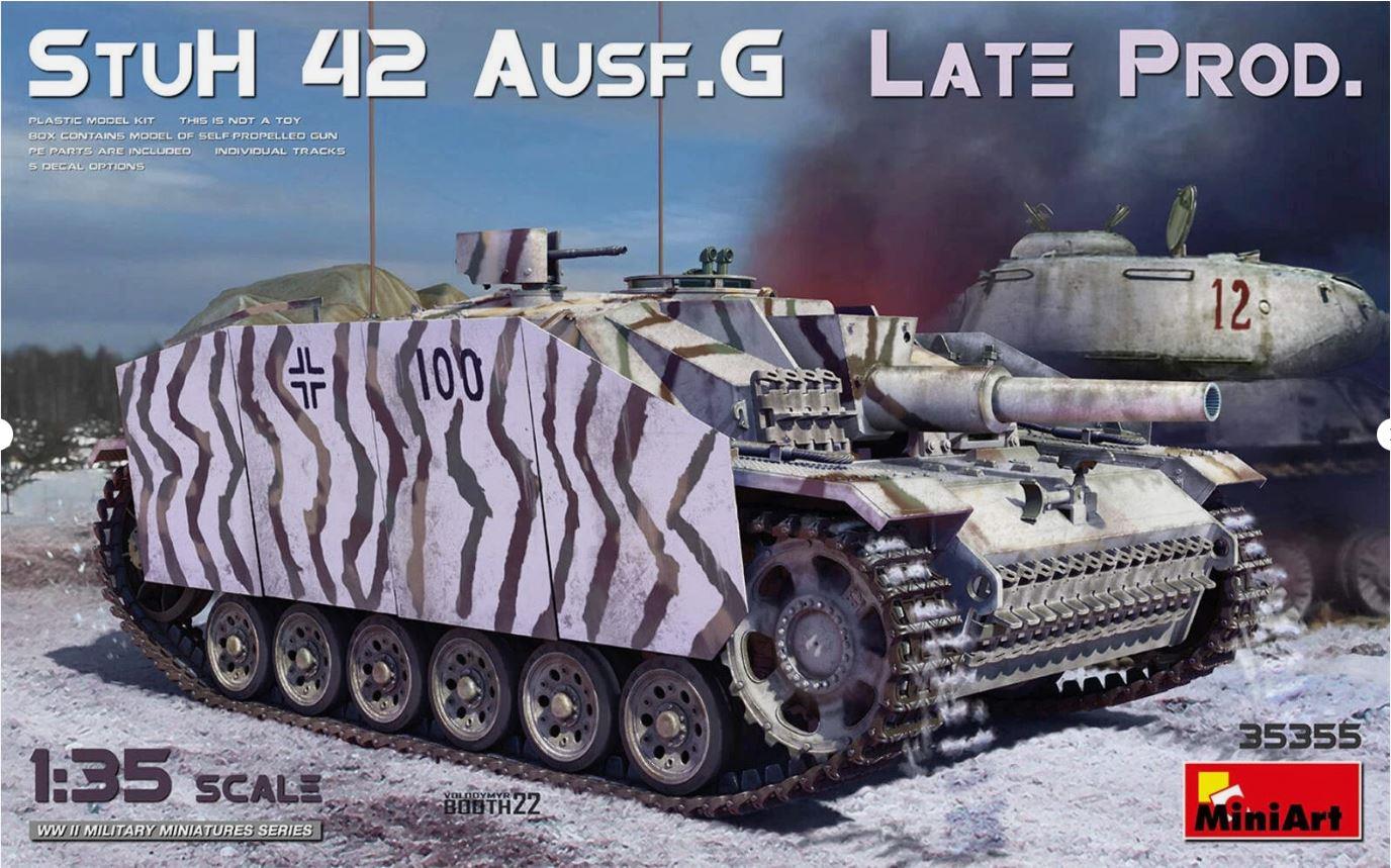 Miniart 35355 1:35 Scale StuH 42 Ausf. G Late Prod.