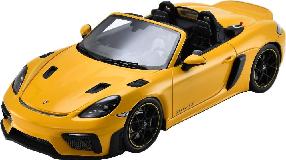 Spark 1:18th Scale Porsche 718 Spyder RS Speed Yellow 2023
