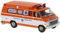 Brekina  1:87th Scale Dodge B 200 Ambulance 1975 Transcon