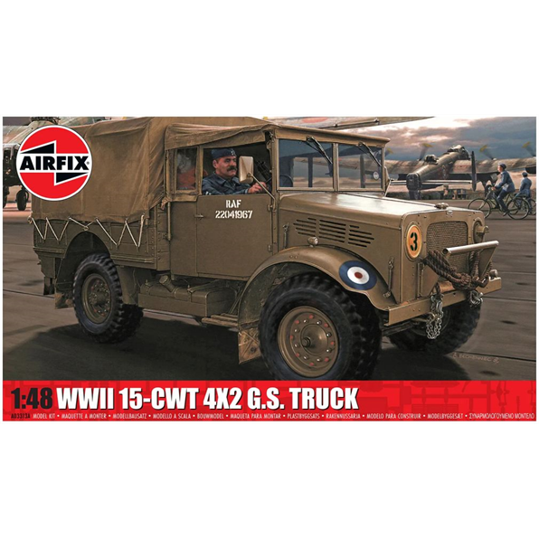 Airfix 1:48 Scale WWII RAF 15-cwt 4 x 2 G.S. Truck