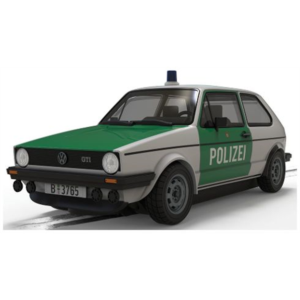 Scalextric 1:32 Scale VW Golf MK1 - Polizei in Clear Box