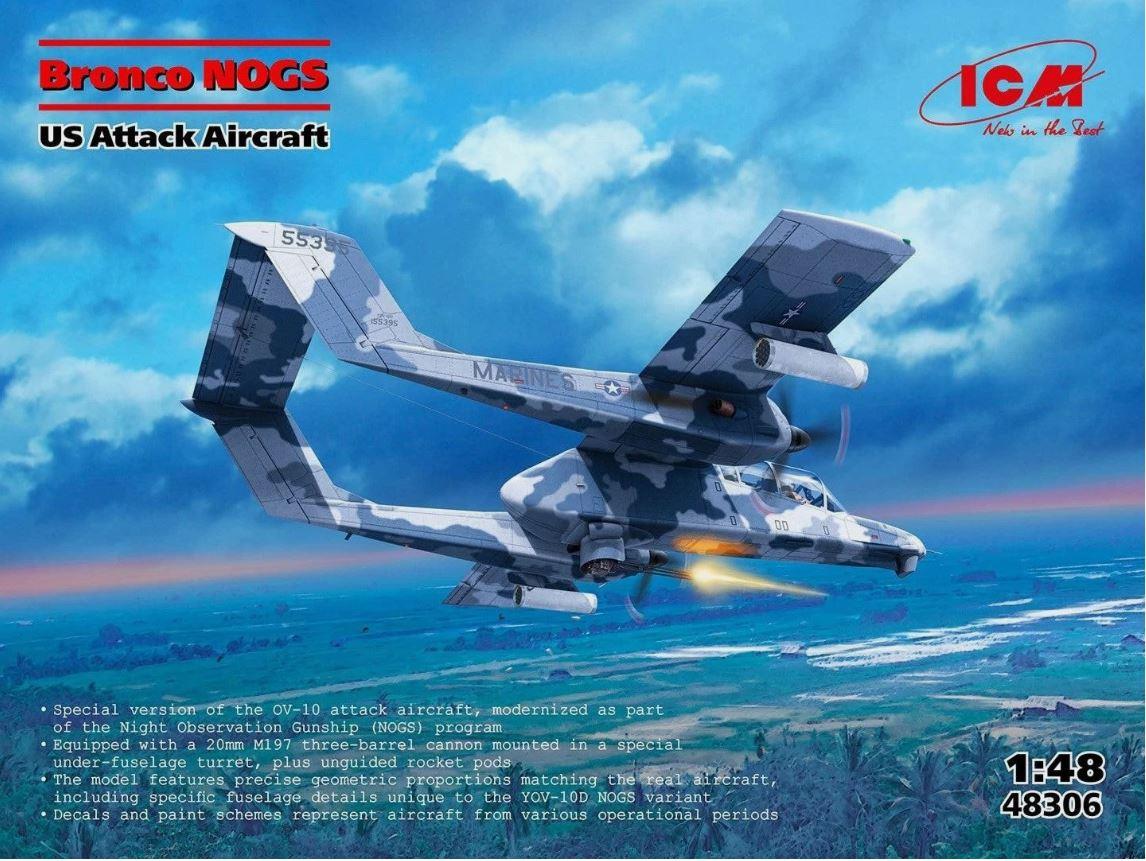 ICM 48306 1/48 Scale North-American/Rockwell OV-10 Bronco NOGS