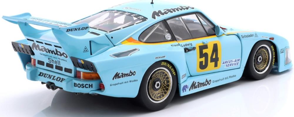 IXO Werk83 1:18th Scale Porsche 935 K3 Mambo #54 DRM Champion 1979 Klaus Ludwig